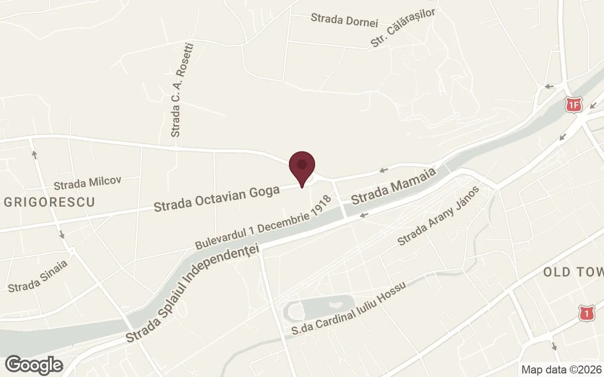 Map: Grand Hotel Napoca