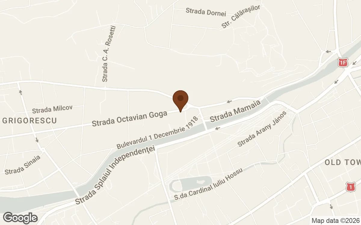 Map: Grand Hotel Napoca